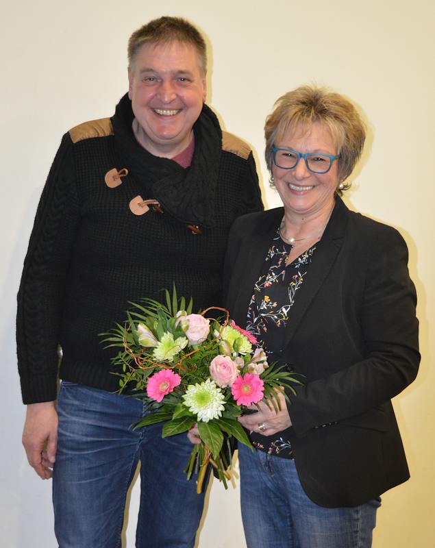 Bürgermeister Lehmann verabschiedet Frau Kachel als zweite stellvertretende Bürgermeisterin